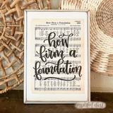 How Firm A Foundation