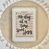 One Day At A Time