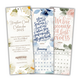 NEW 2025 Hand Lettered Scripture Card Calendar