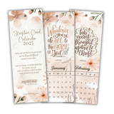 2025 Hand Lettered Scripture Card Calendar