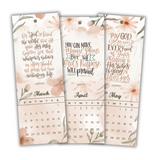 2025 Hand Lettered Scripture Card Calendar