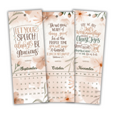 2025 Hand Lettered Scripture Card Calendar