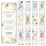 NEW 2025 Hand Lettered Scripture Card Calendar