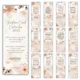 2025 Hand Lettered Scripture Card Calendar