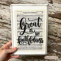 Great Is Thy Faithfulness Hymn Sign