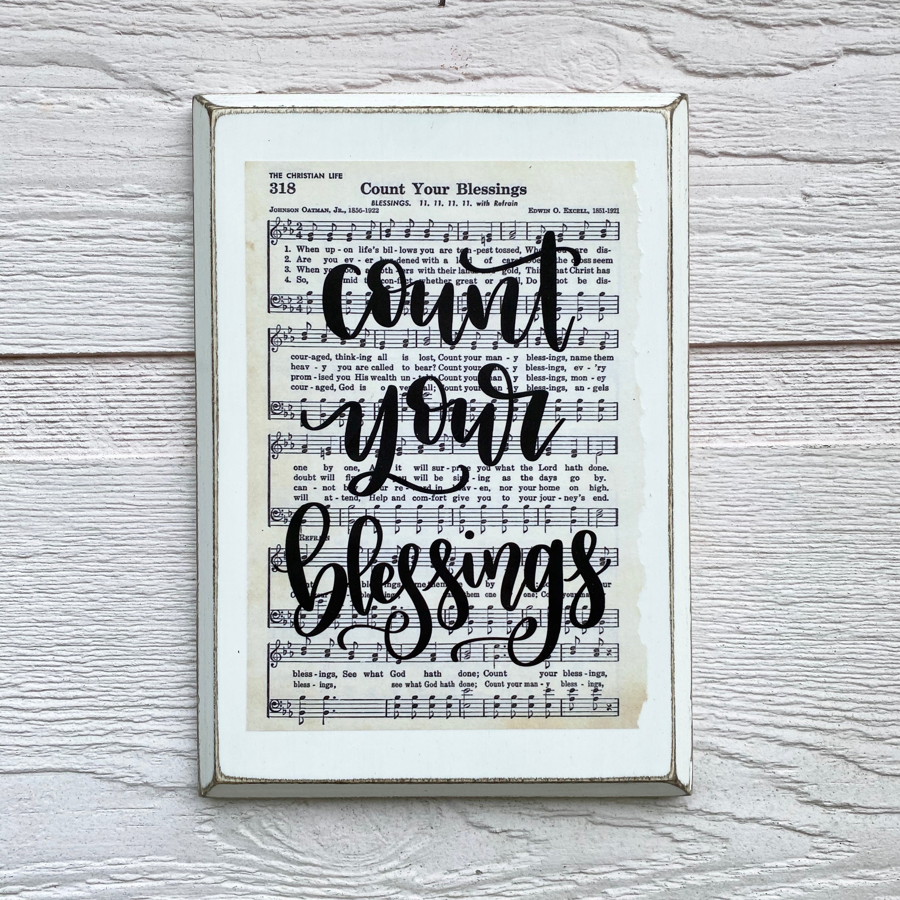 Count Your Blessings – Imperfect Dust