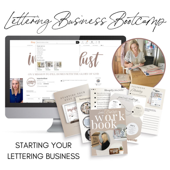 Imperfect Dust | Lettering Business Bootcamp